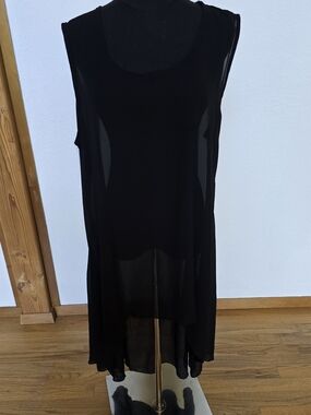 cha cha vente Black High-Low Women's Dress
